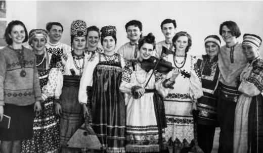 Каравай. Первый состав ансамбля.